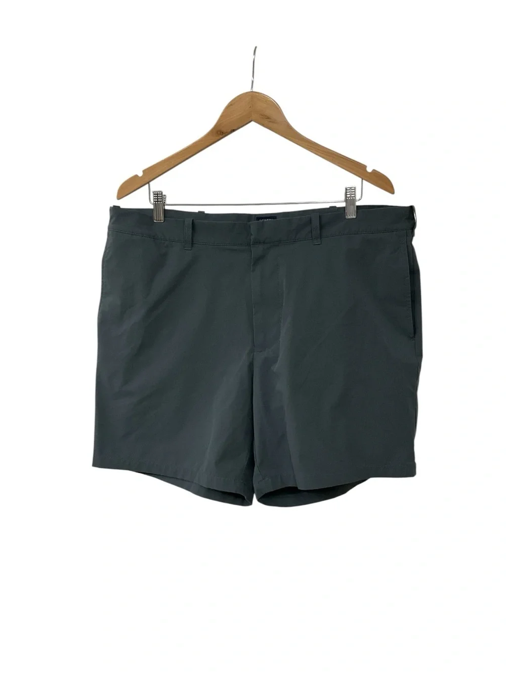 J. Crew 7'' Tech Shorts Smokey Blue Gray Stretch Chino Preppy Gorpcore Golf 38